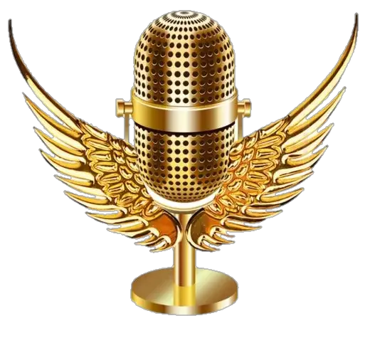 Gold Microphone Png