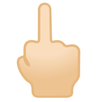 Middle Finger Poster PNG