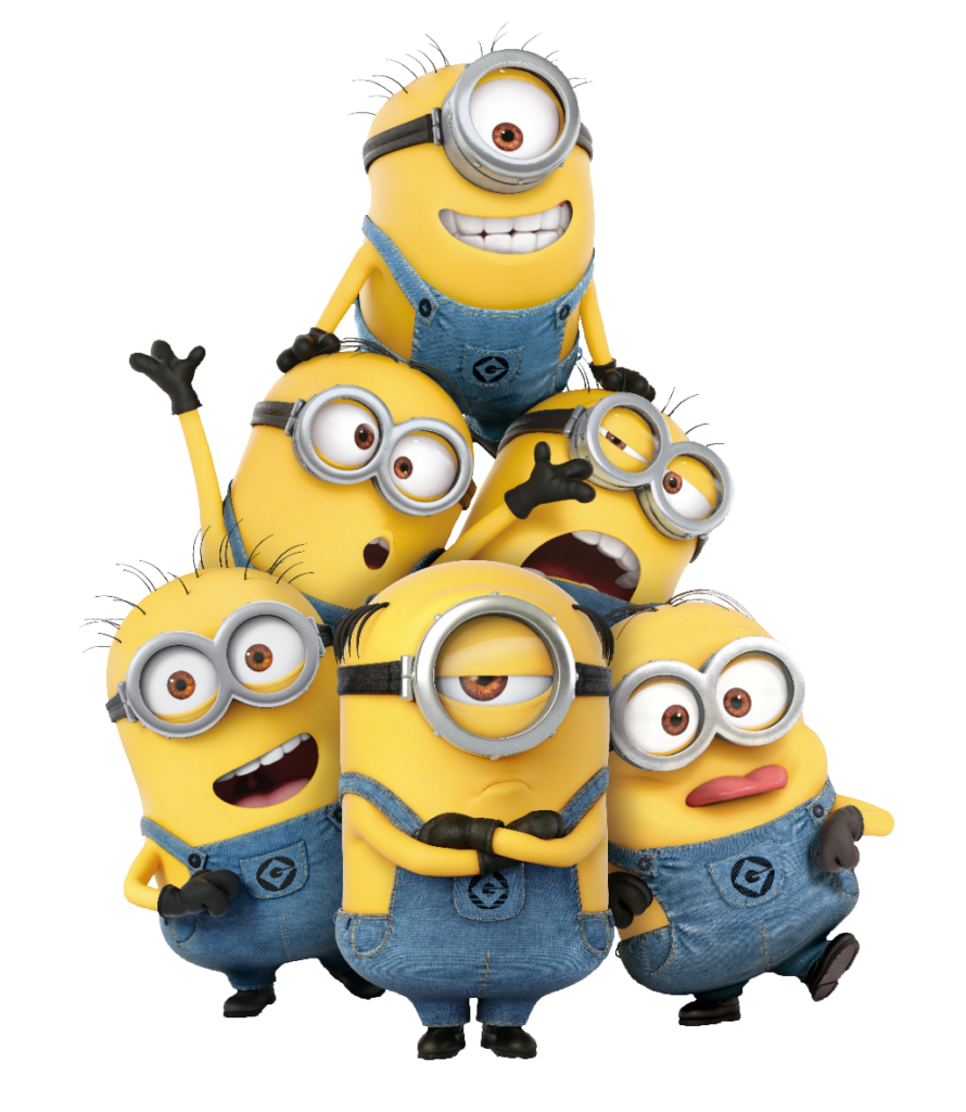 Group of Minions PNG