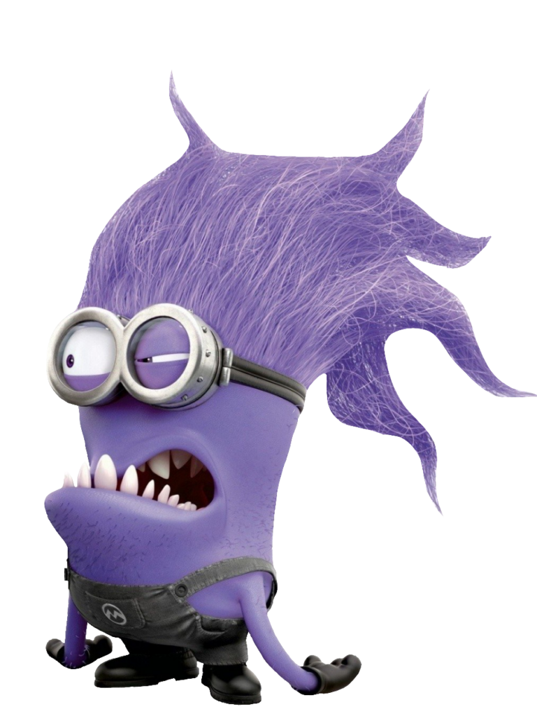 Purple Evil Minion PNG