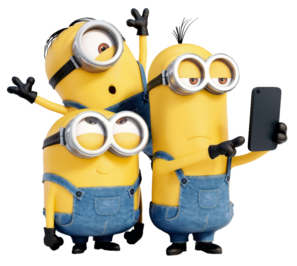 Minions Taking Selfie PNG