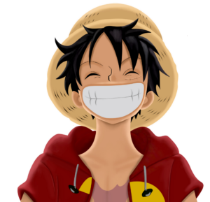 Animated Smiling Monkey D Luffy PNG
