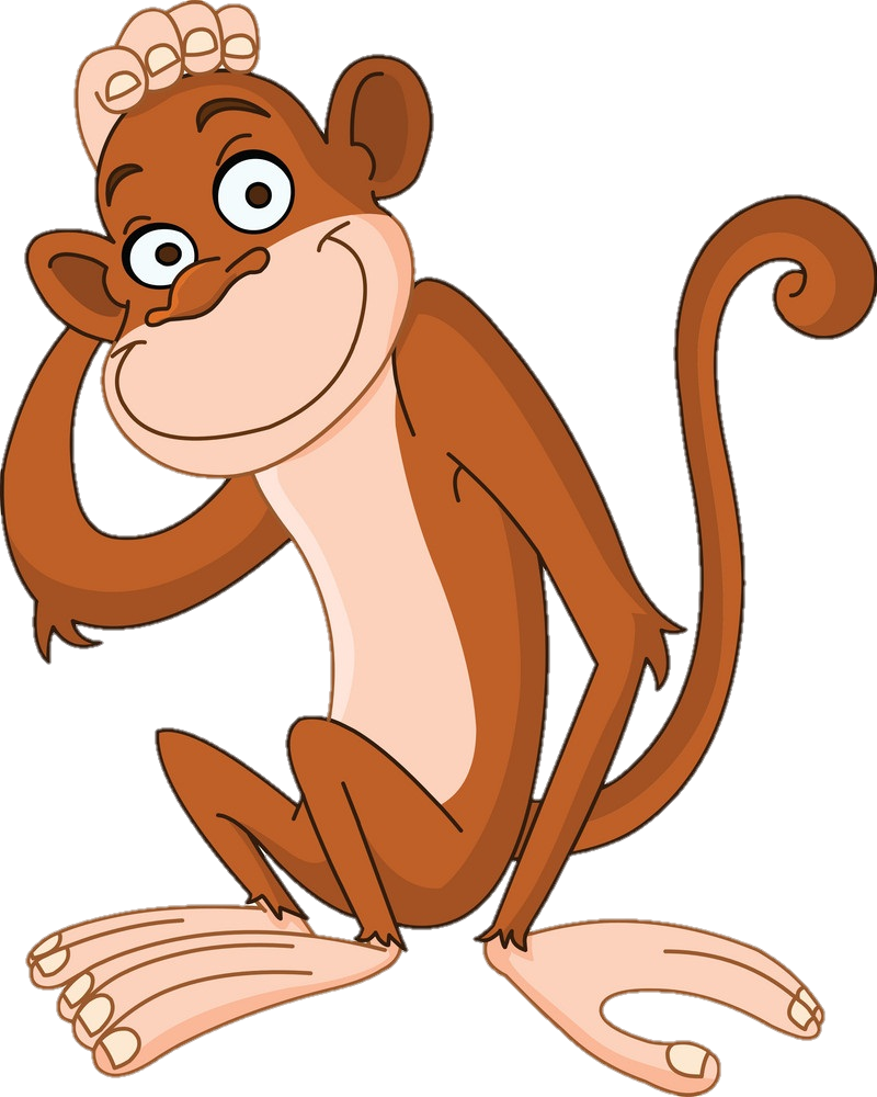 Thinking Monkey Png Image