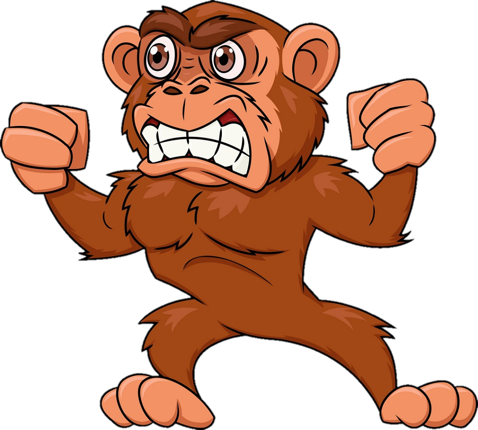 Angry Monkey Png Clipart