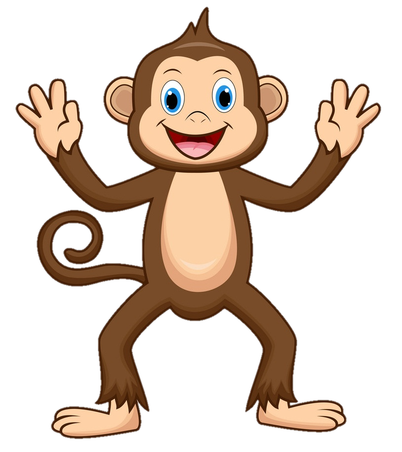 Standing Monkey Png Clipart