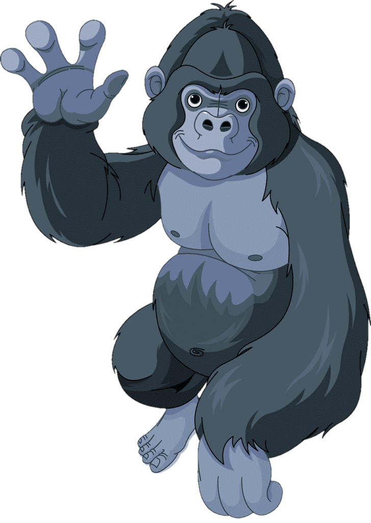 Transparent Gorilla Png Clipart Image