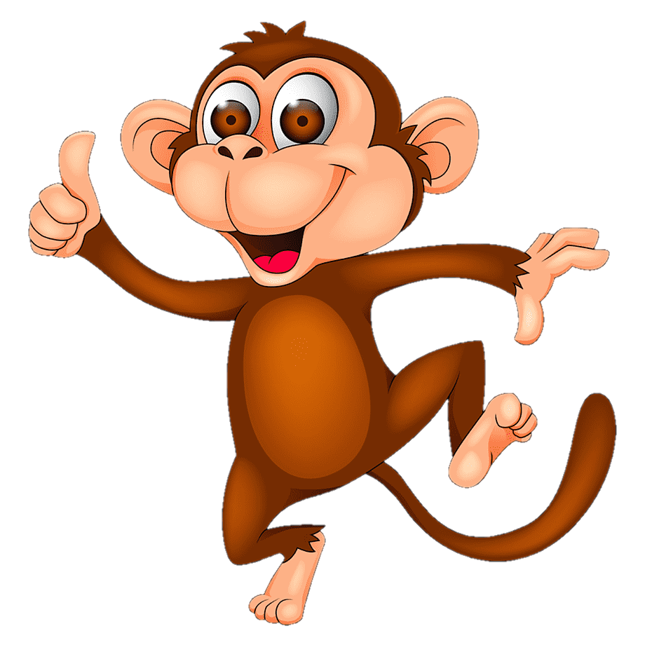 happy Monkey Png Clipart