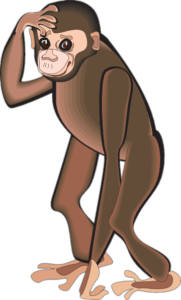Monkey Png vector image