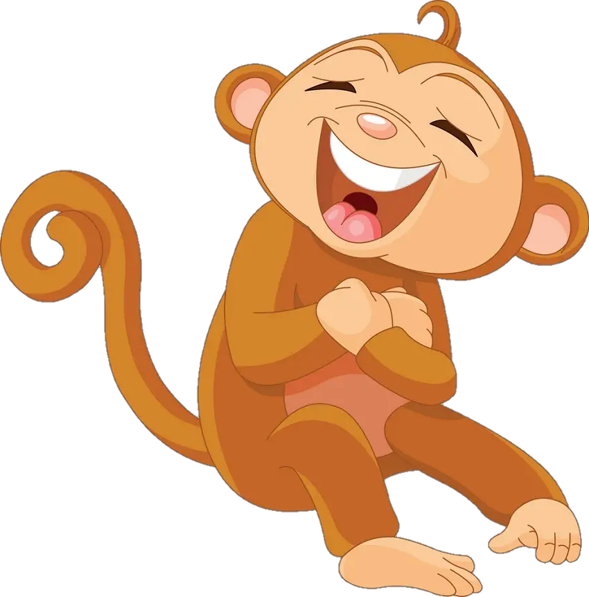 Happy Monkey Png Clipart