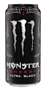 Monster Energy Ultra black Drink PNG