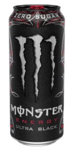 Ultra Black Monster Energy Drink PNG