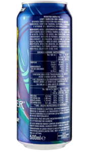 Monster Energy Drink Back View PNG