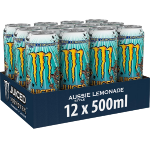 Monster Energy Aussie Lemonade Drink Pack PNG