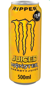 Yellow Monster Energy Drink Juice PNG