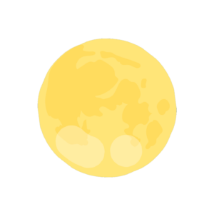 Yellow Full Moon clipart Png