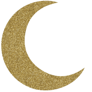 Glitter Moon Png Image