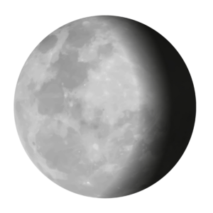 Waxing crescent Moon Png