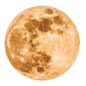 Yellow Red Full Moon Png