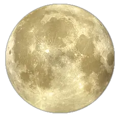 Yellow Moon Png