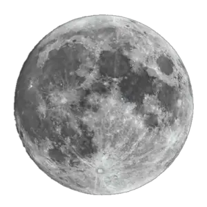 Realistic Moon Png