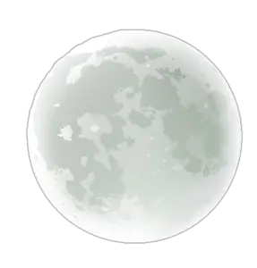 moon clipart no background