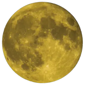 Yellow Moon Png