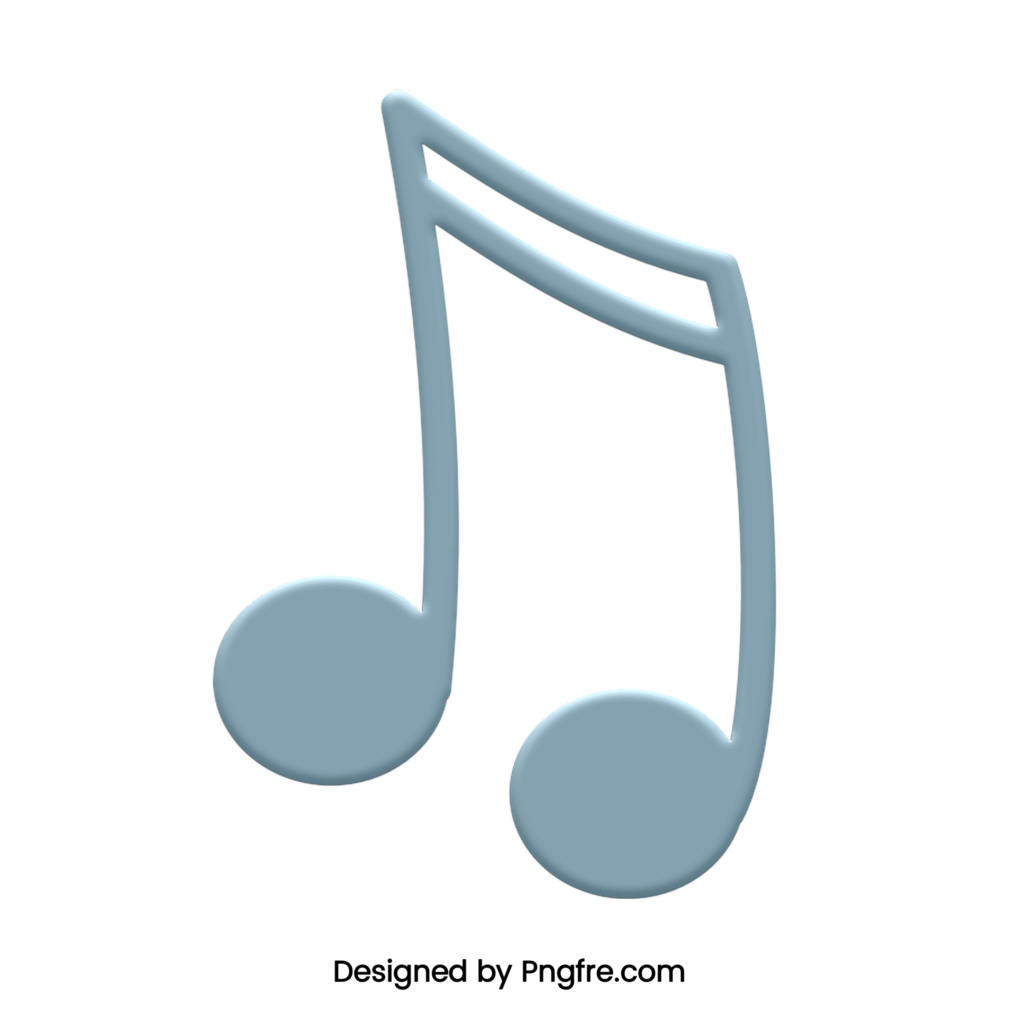 Grey Music Note Png