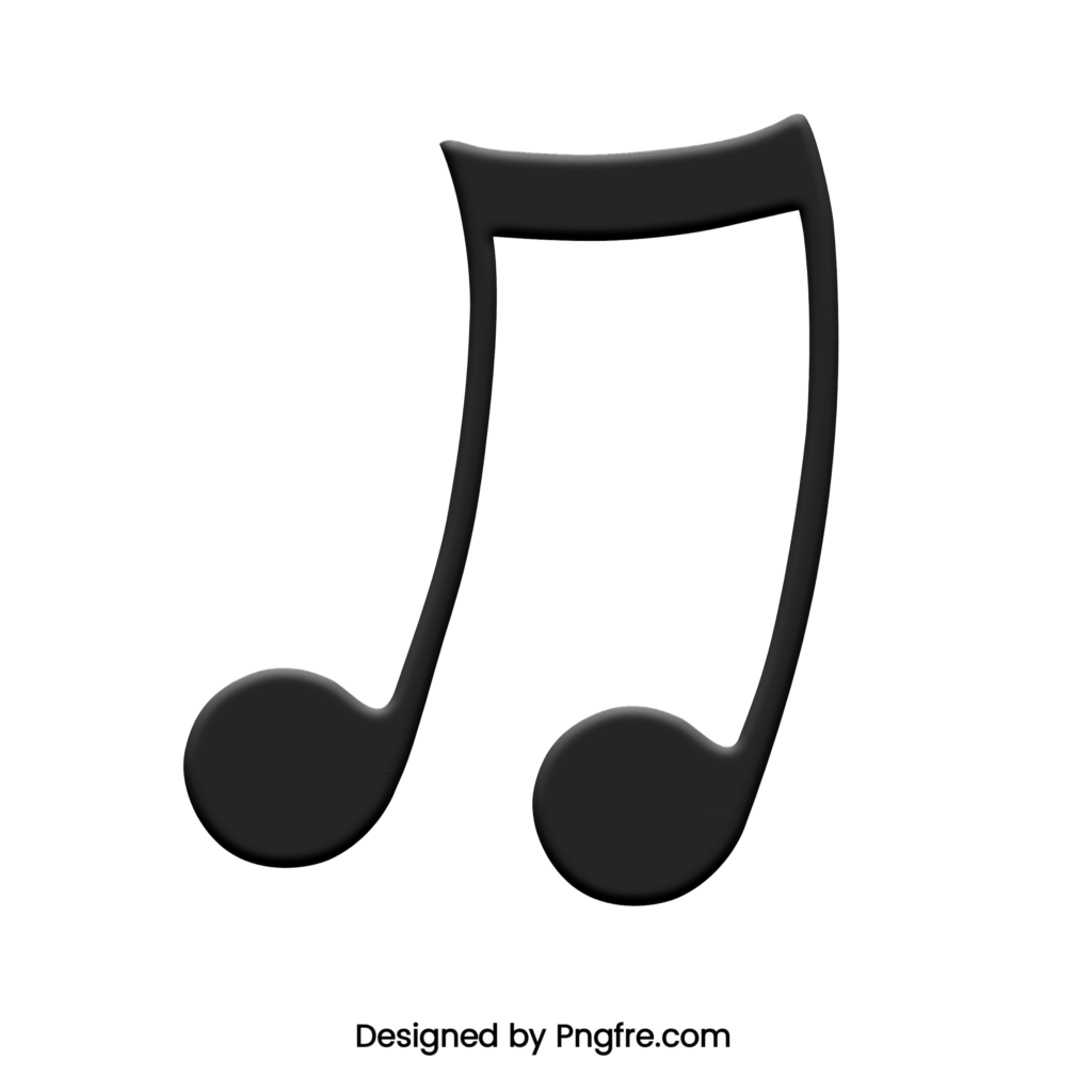 Black Music Note Png
