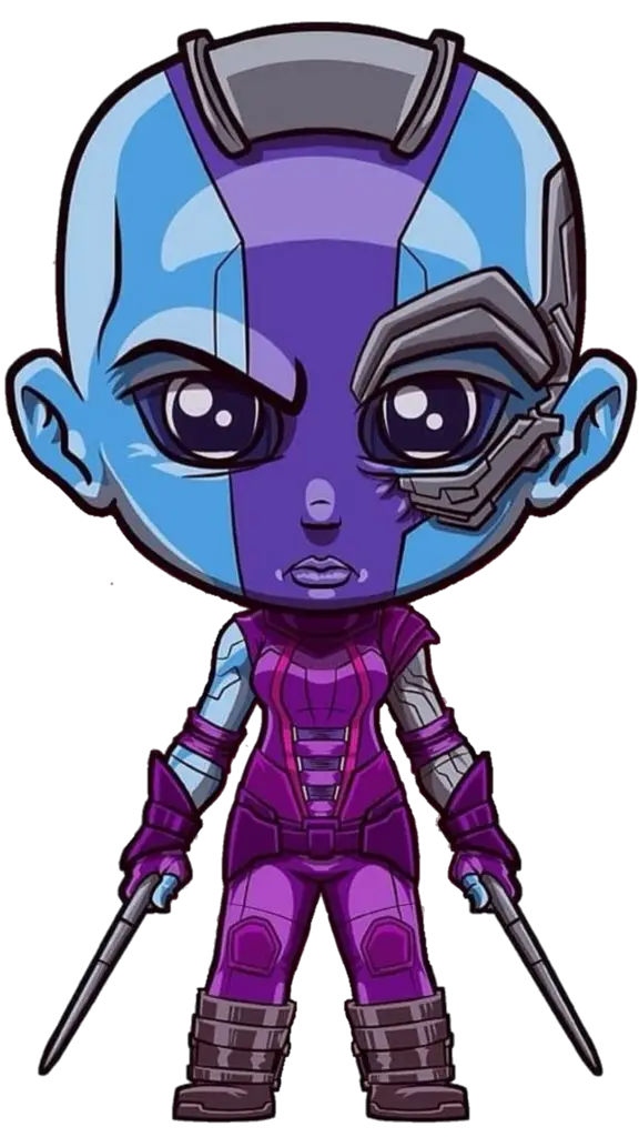 Chibi Marvel Nebula Png