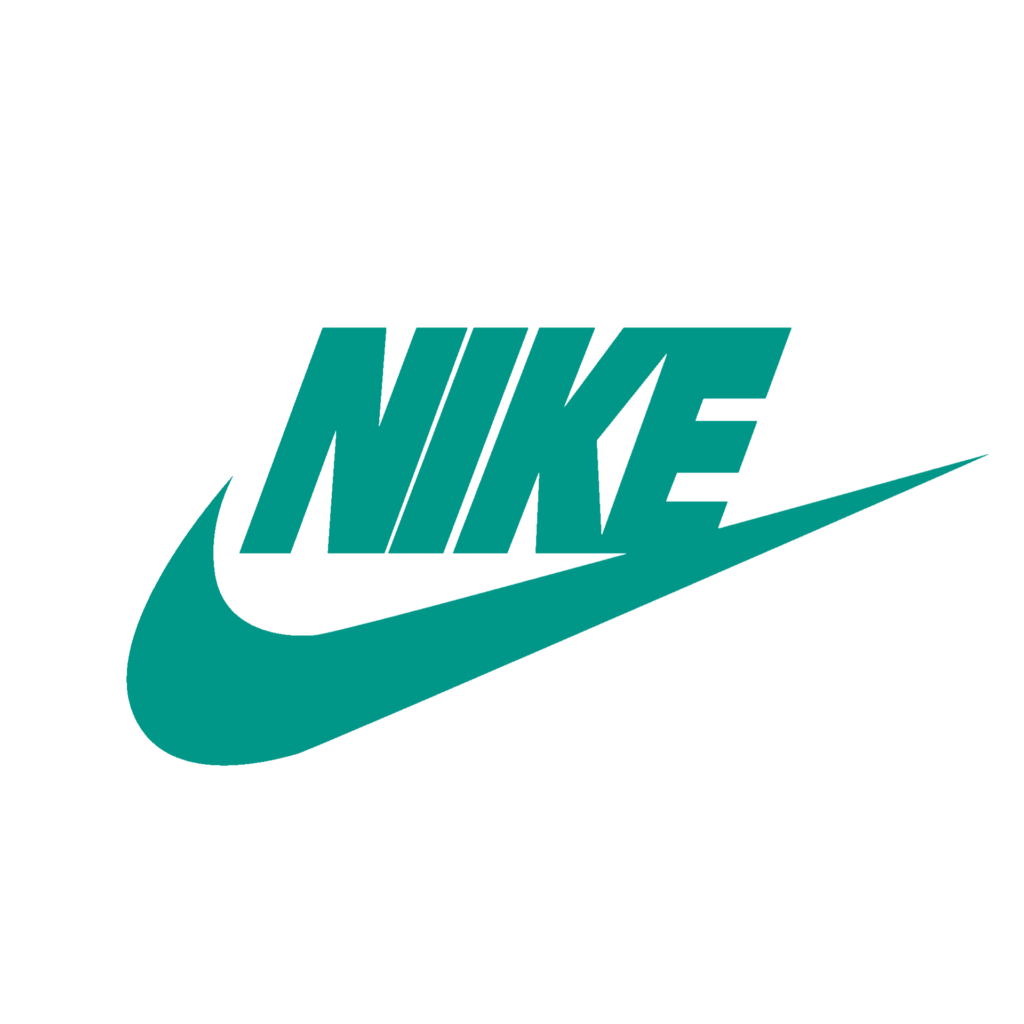 nike logo teal