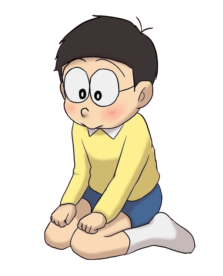 Sad Nobita clipart Png