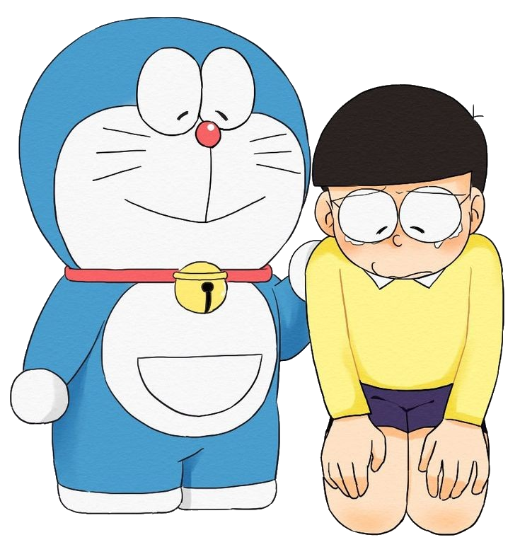 Doraemon and Crying Nobita Png