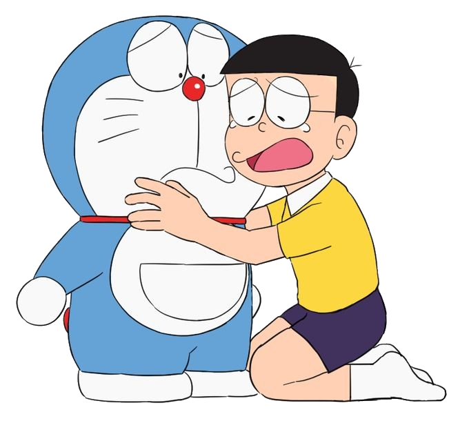 Nobita Crying and Doraemon Png