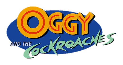 Oggy and the cockroaches Logo png 
