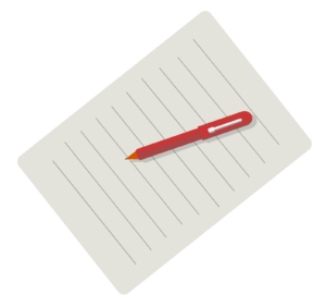 Paper and Pen Vector PNG