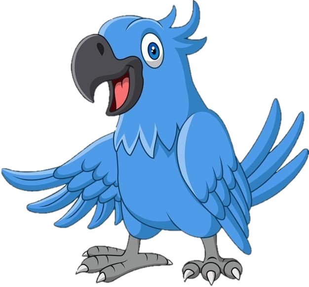 Blue Parrot Png Clipart