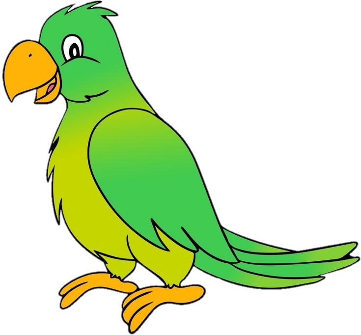 Animated Parrot Png Clipart