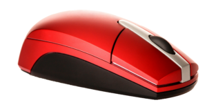Red Computer Mouse PNG