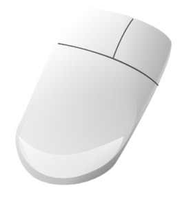 White PC Mouse vector PNG