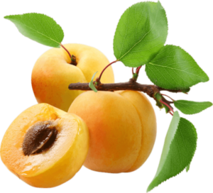Natural Peach fruit Png with Transparent Background