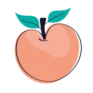Peach Png Painting 