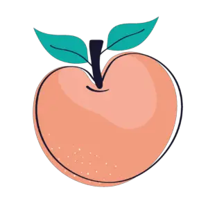 Peach Png Painting 