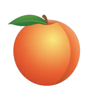 Peach Png Vector