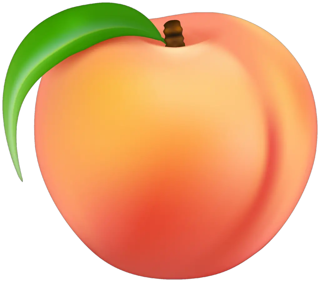 peach clipart