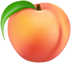 Peach Png Vector Image