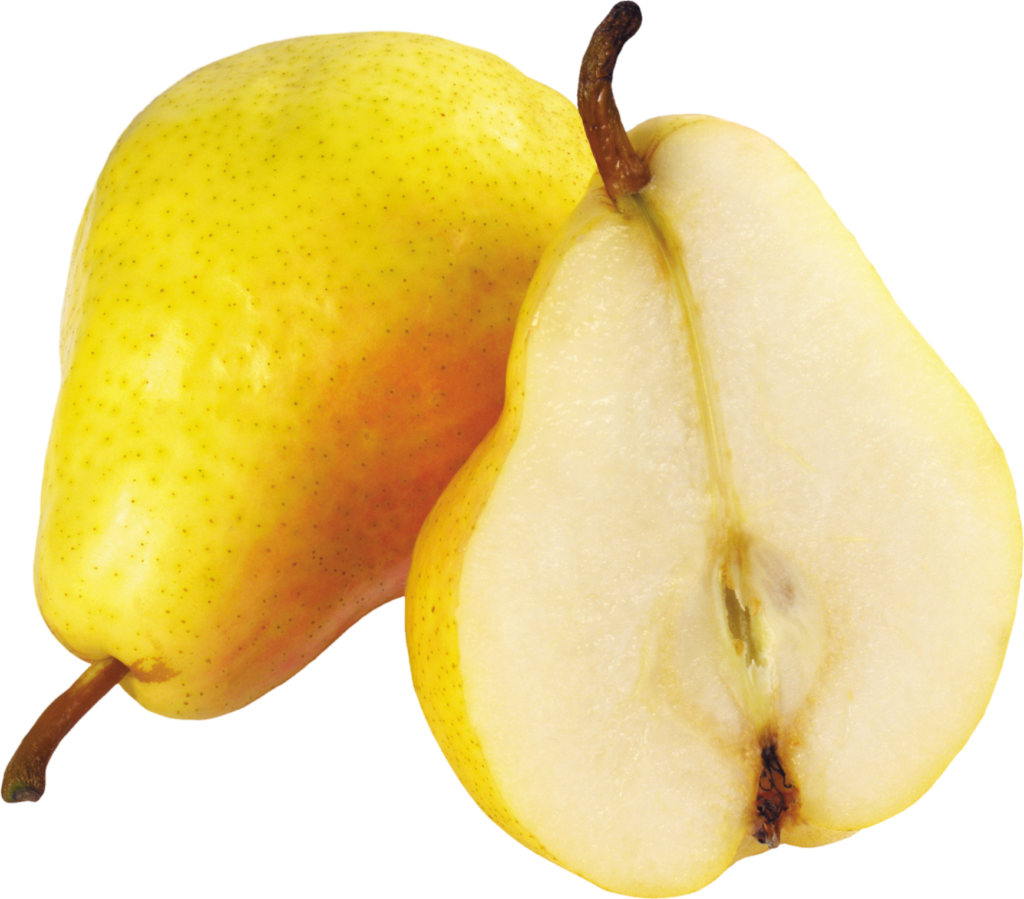 Sliced Pear Png