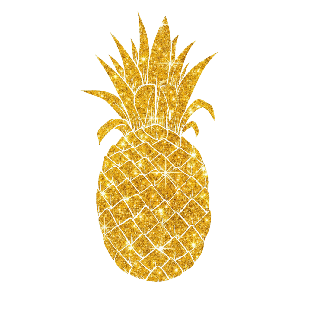 Golden Pineapple Png