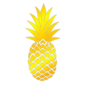 Golden Pineapple Png