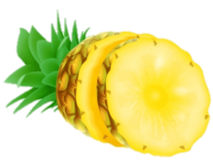 Free Pineapple PNG Image Slice
