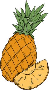 Transparent Pineapple Png Clipart Image